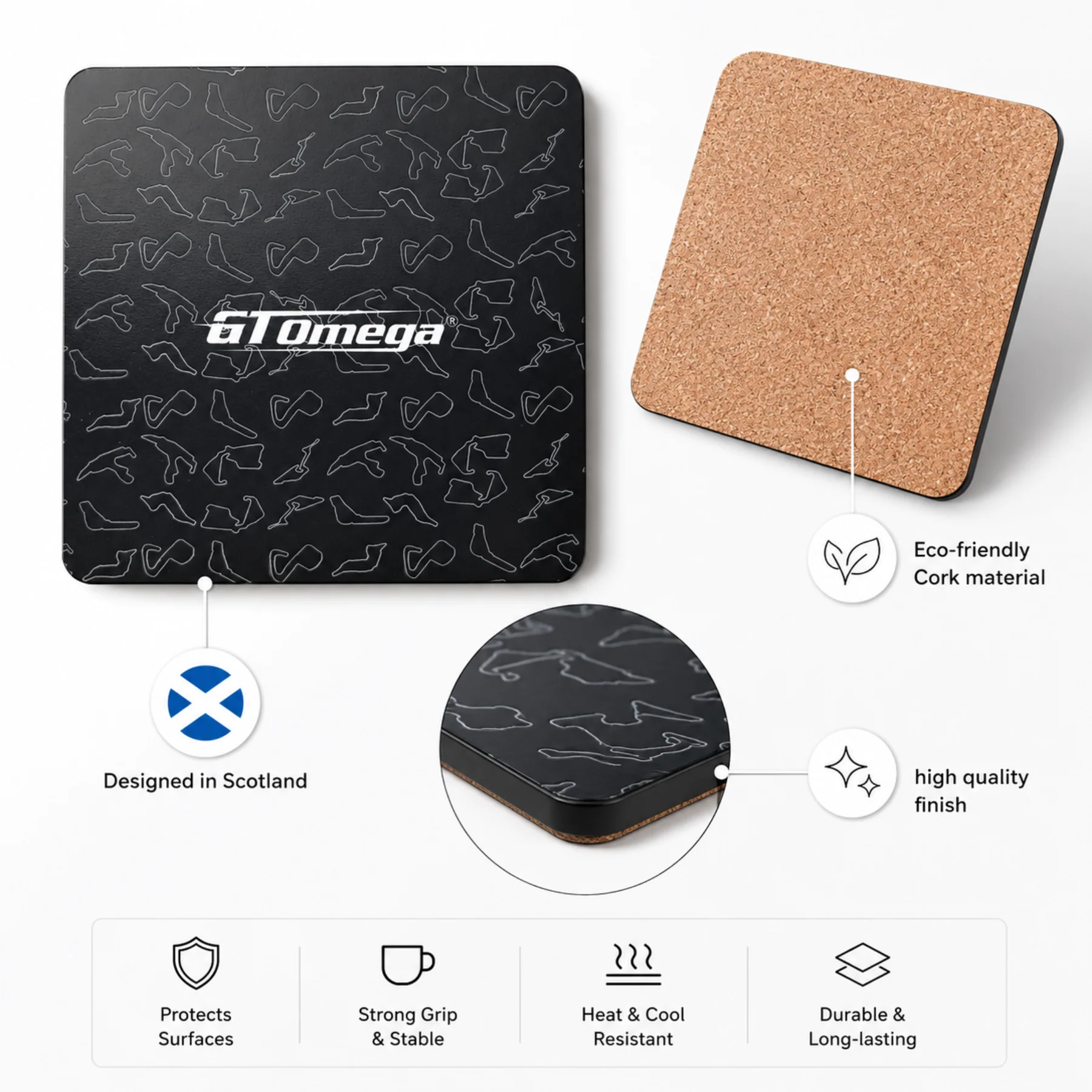 GT Omega Coasters (Set of 4) - Image 4