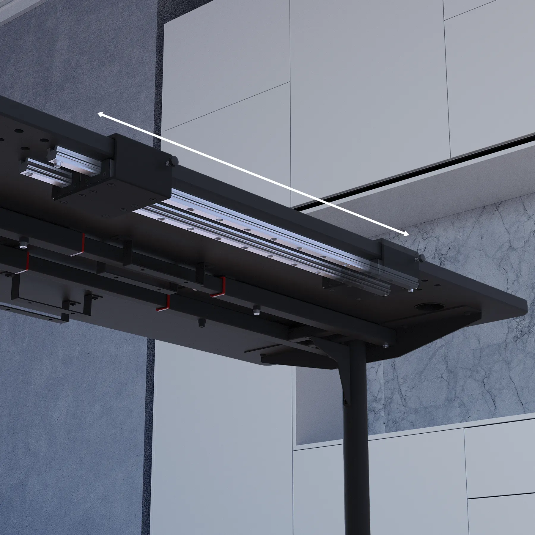 Monitor Arm Rail Bracket - Image 2