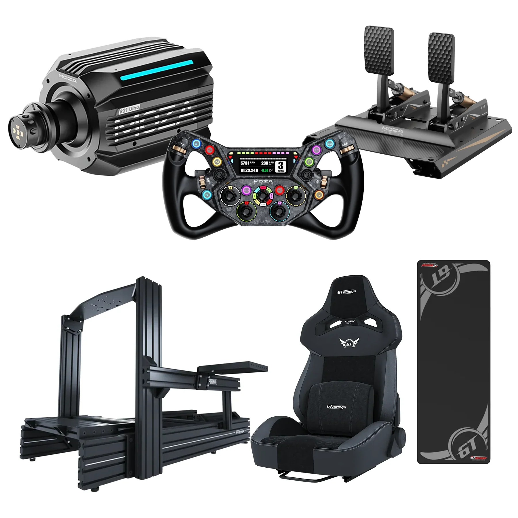 MOZA R21 Ultra & KS Pro - PRIME Sim Racing Bundle